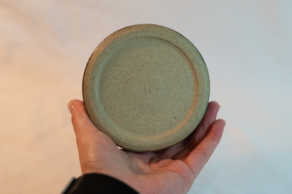 small dark blue bowl