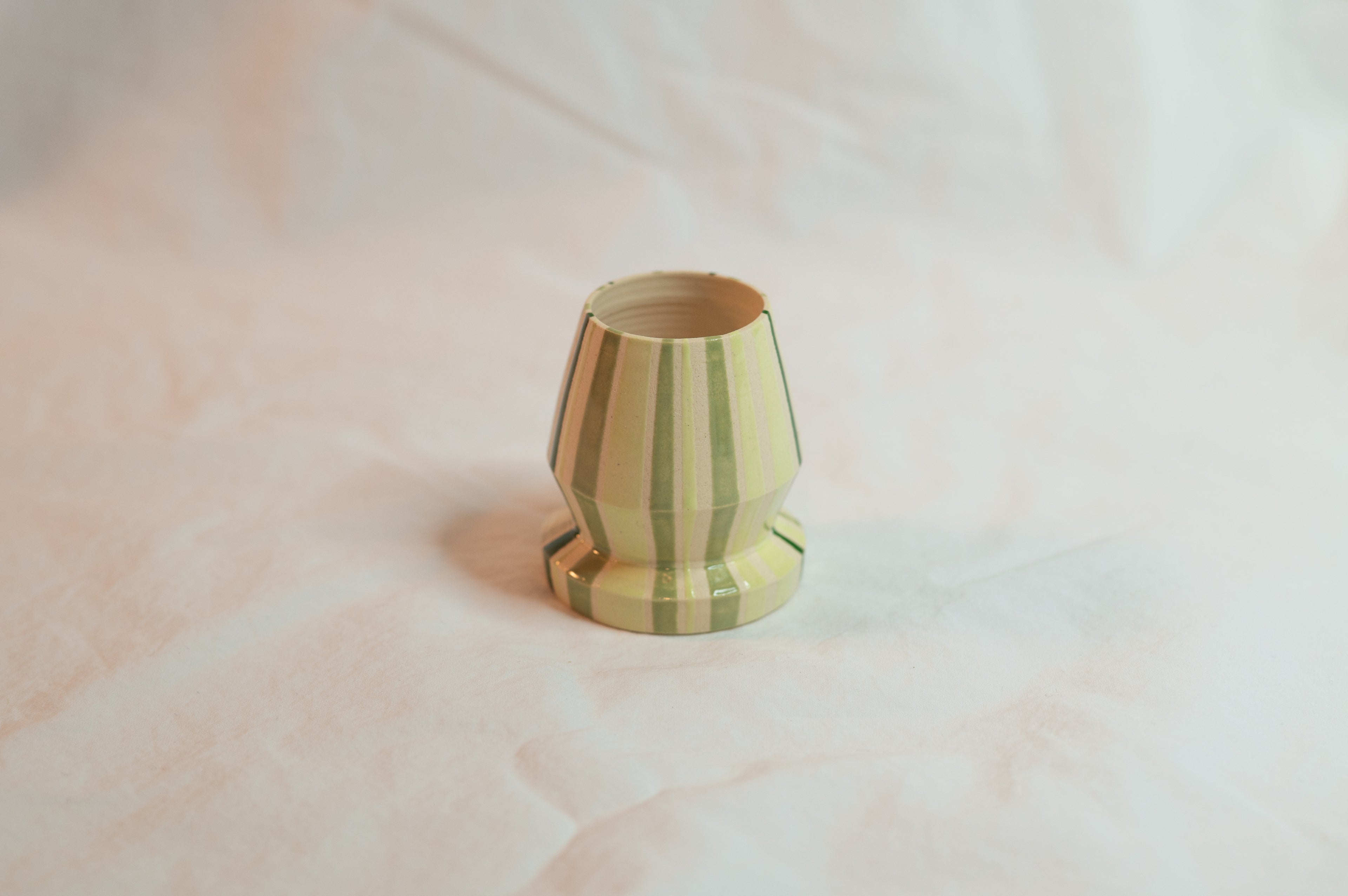 stripey matcha whisk holder