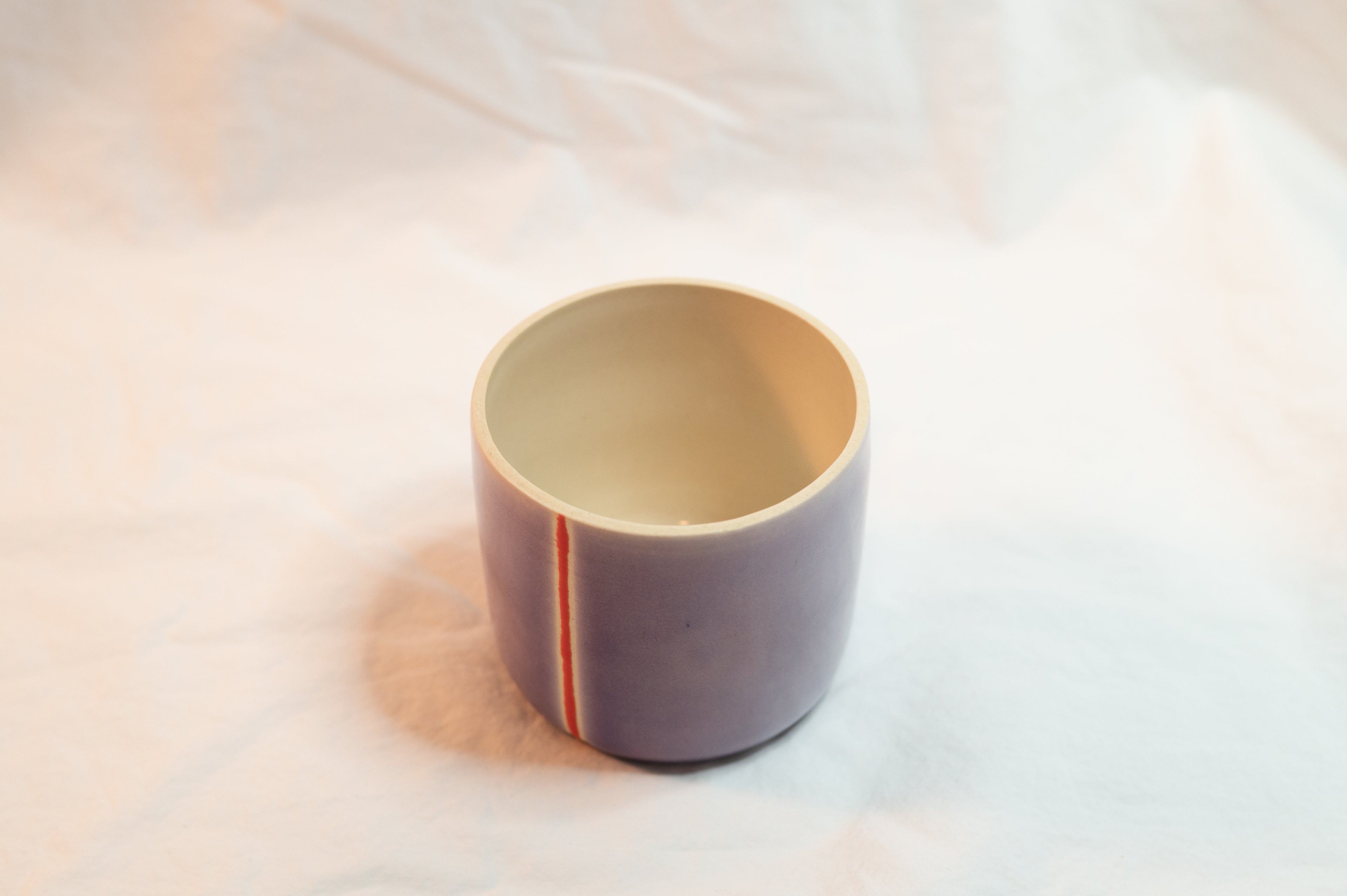 orange stripe cup