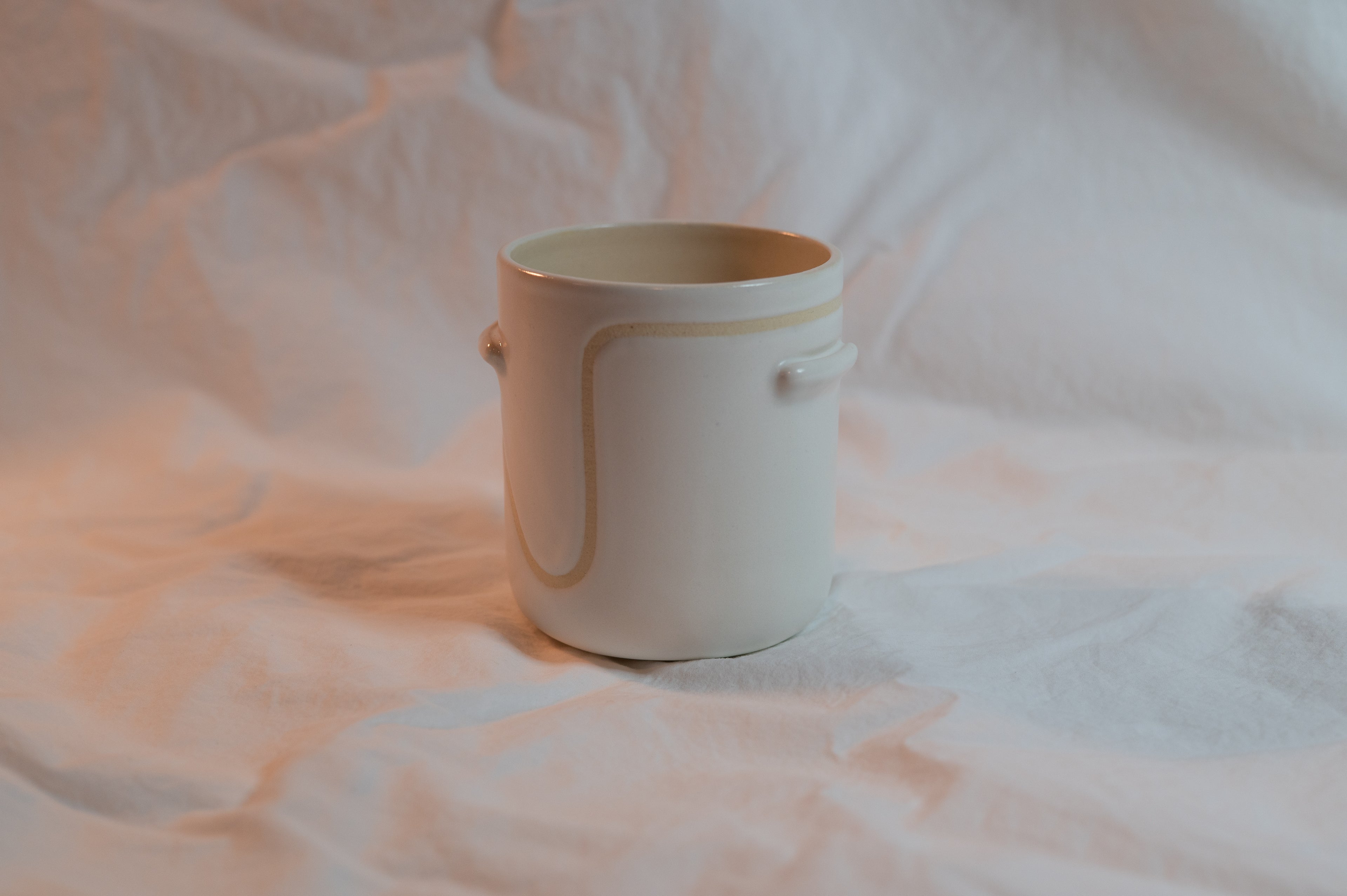 white tea cup