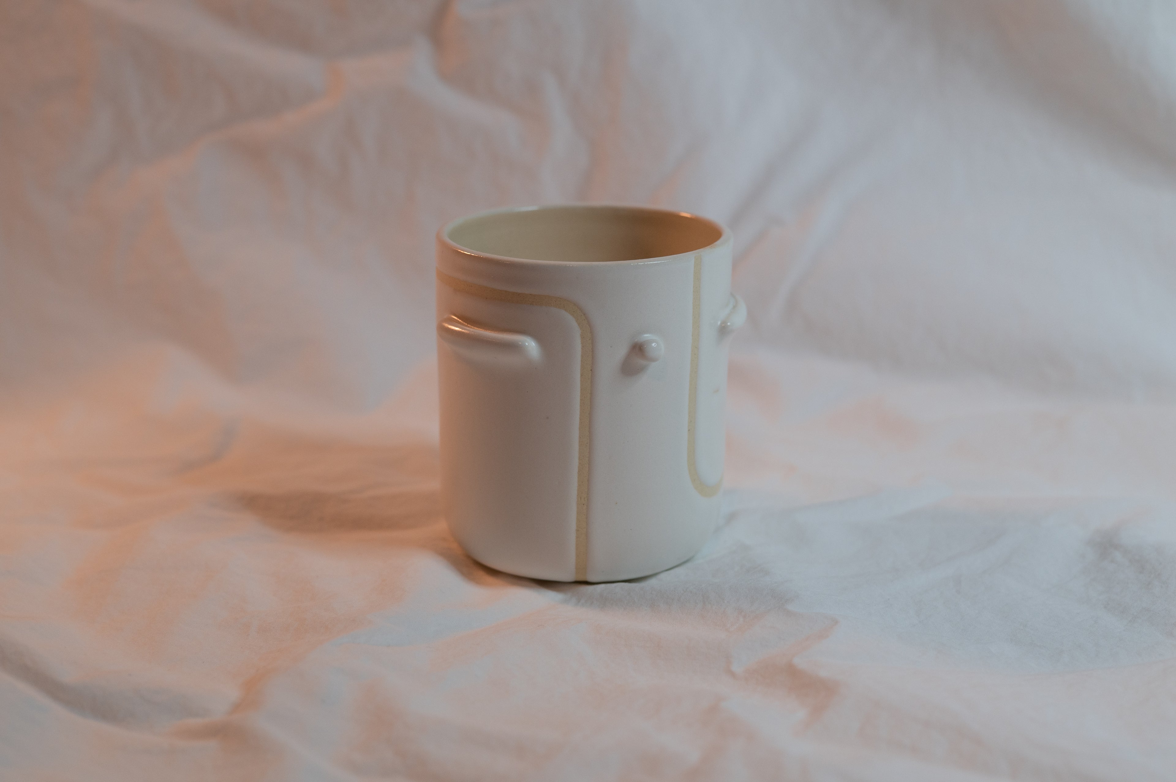 white tea cup