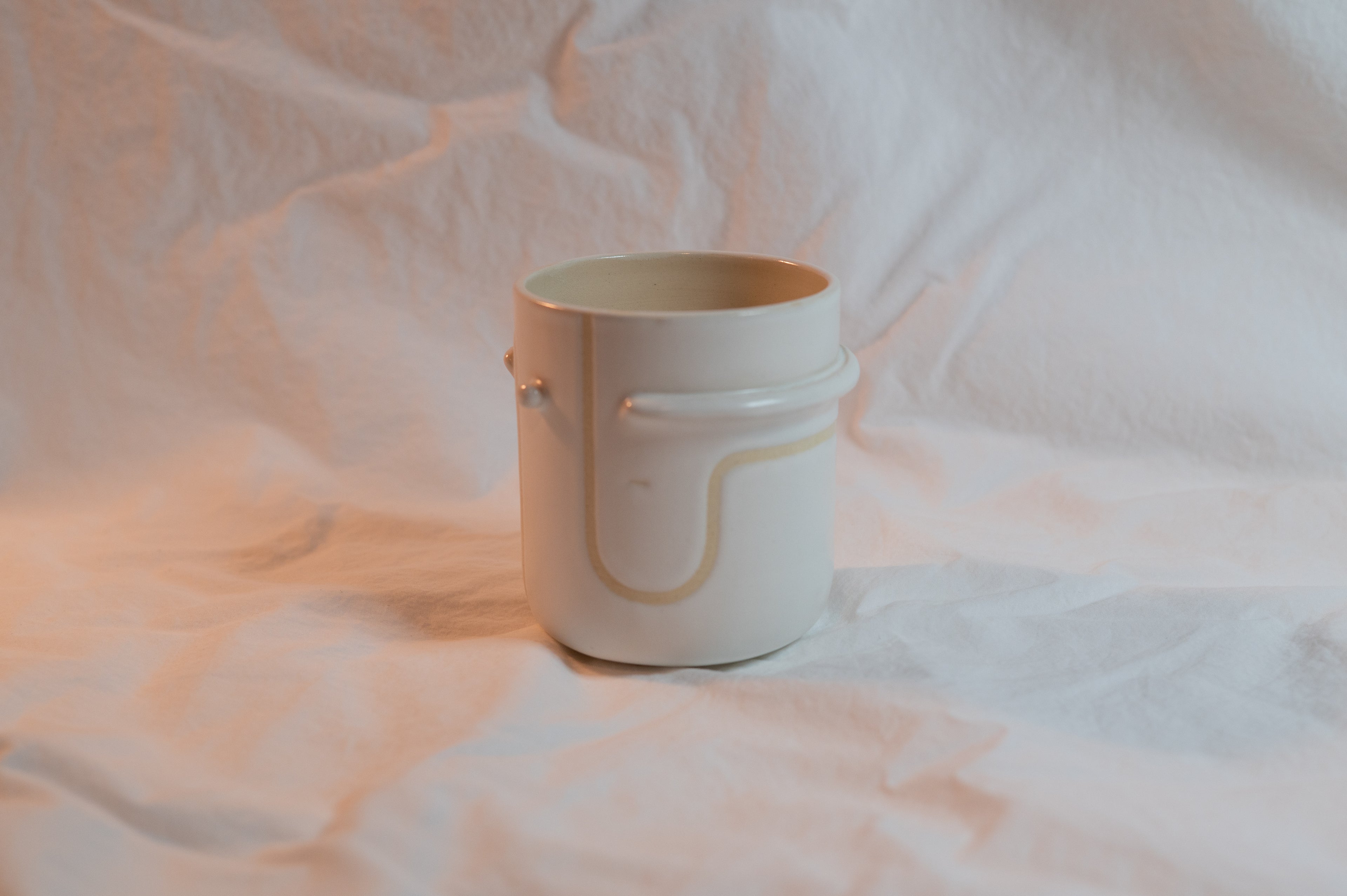 white tea cup